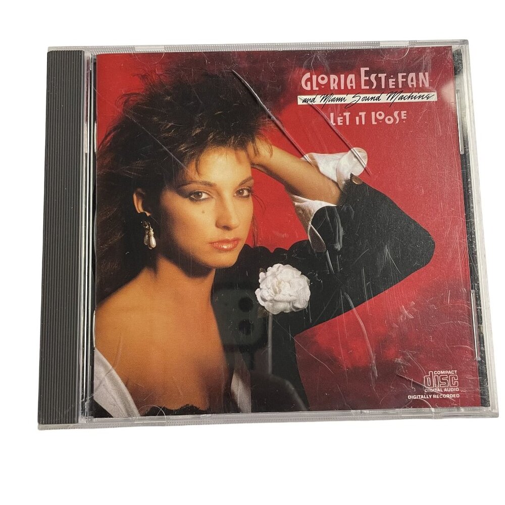 Let it Loose Gloria Estefan Pop Audio Music CD 1987 u 10 Tracks B